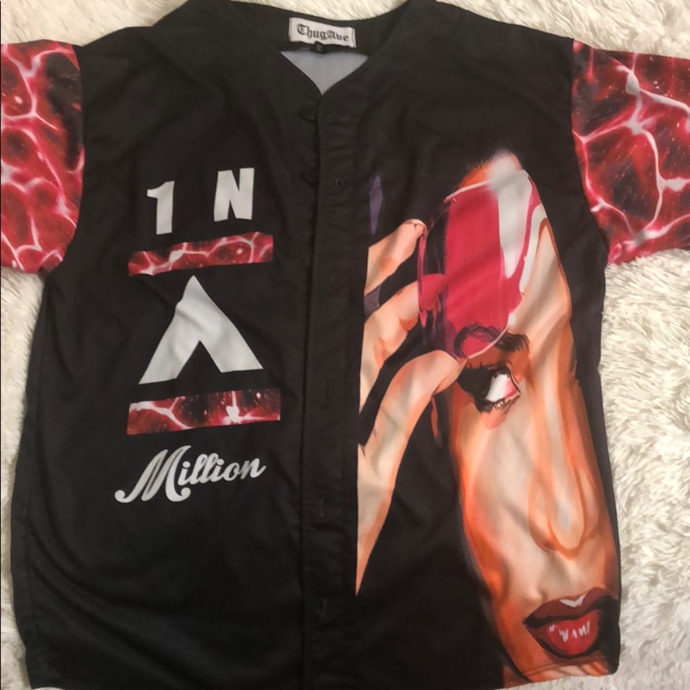 Thug Ave Baseball Aaliyah One In A Million Jersey